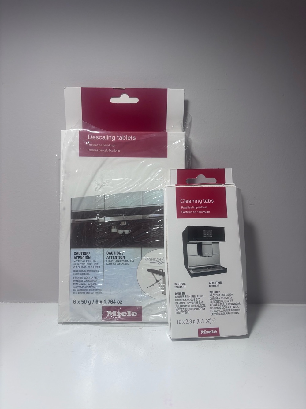 Miele Descaling Tablets and cleaning Tablets Set
